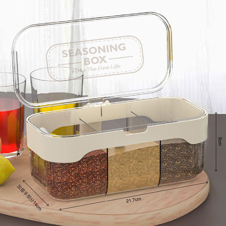 三格調味盒(12PCS/內